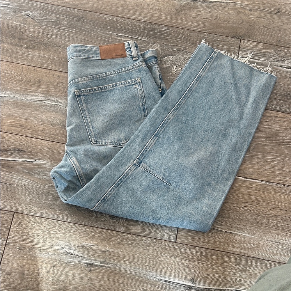 Madewell Light Blue Barrel Jeans